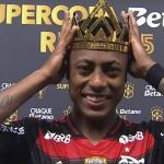 Eleito Rei da Supercopa, Bruno Henrique se emociona após título do Flamengo
