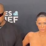 Grammy: Bianca Censori, esposa de Kanye West, choca ao aparecer nua no tapete vermelho