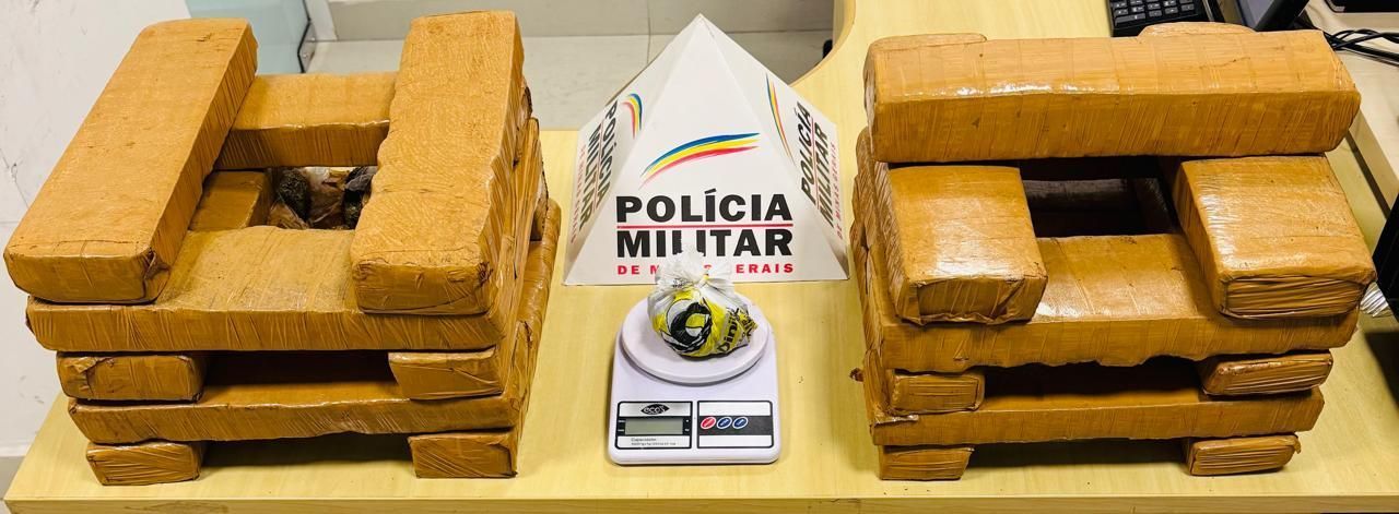 Denúncias levam PM a localizar 20 barras de maconha em Ipatinga