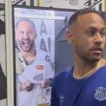 Veja como foi a chegada de Neymar para reestreia pelo Santos