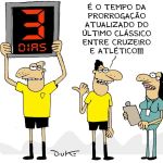 Charge do Duke | Cruzeiro e Atlético ainda discutem sobre o clássico do último domingo