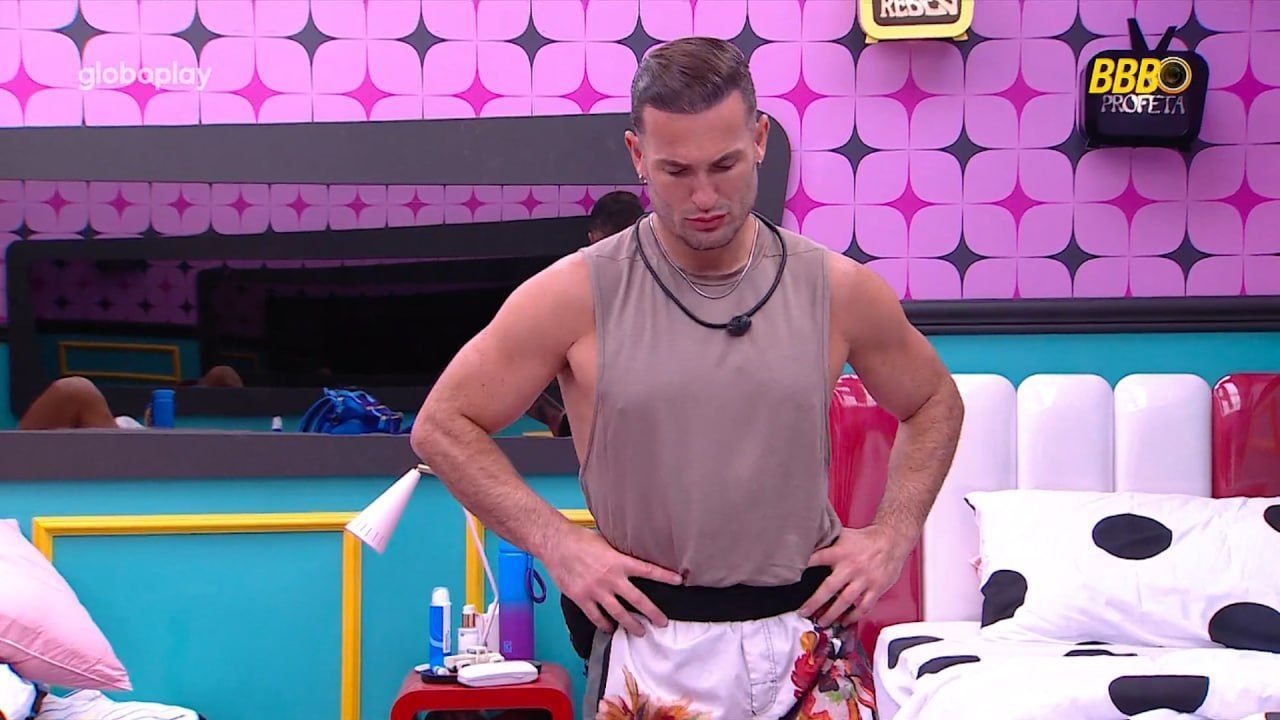 BBB 25: Diego Hypolito enfrenta crise de ansiedade e solicita atendimento com psicóloga