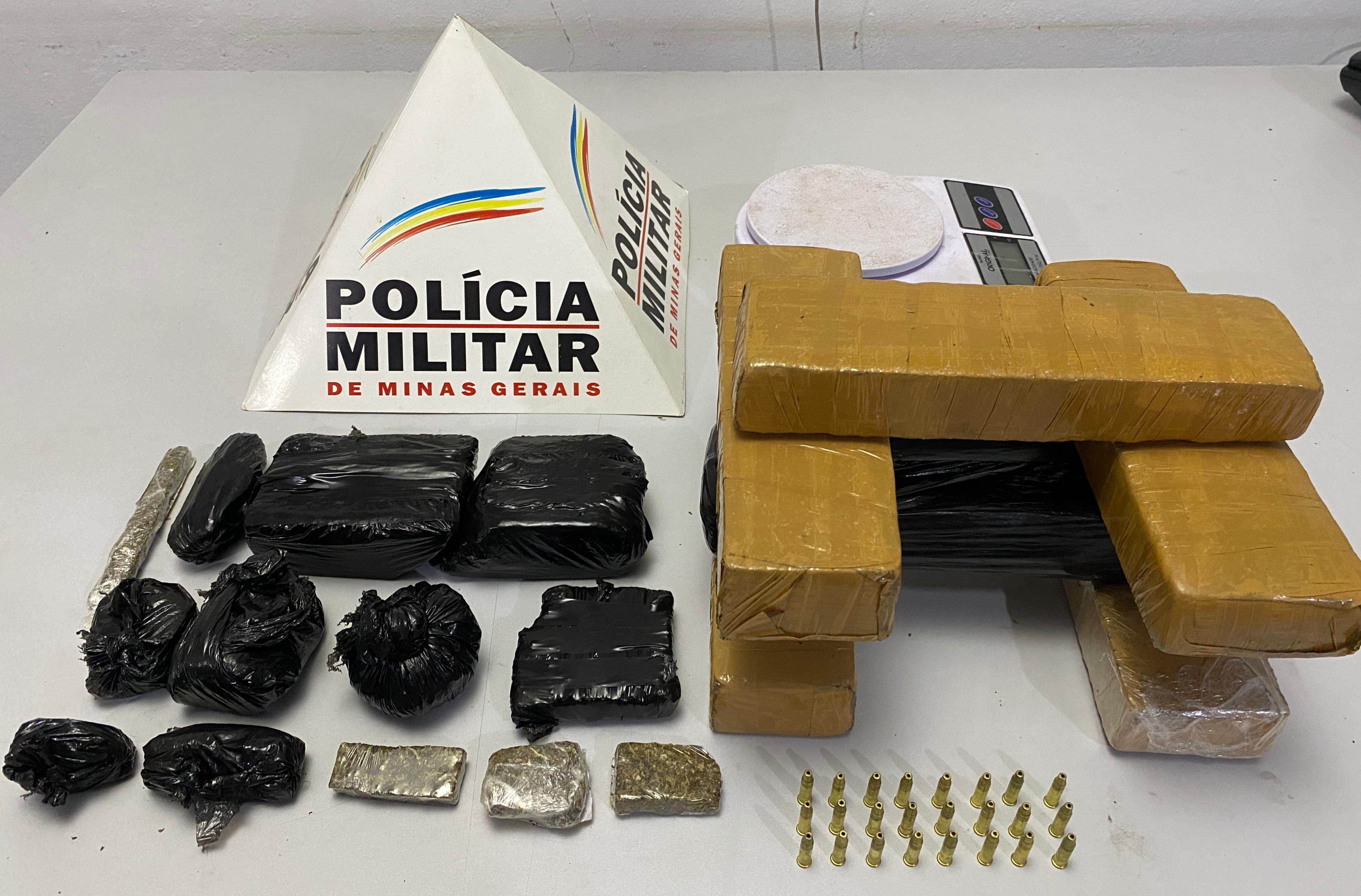 Operação apreende 08 barras de maconha e munição de arma de fogo no Vila Militar