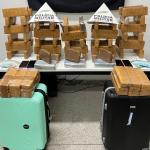 Abordagem a casal em Fabriciano resulta na apreensão de malas com mais de 70 barras de maconha