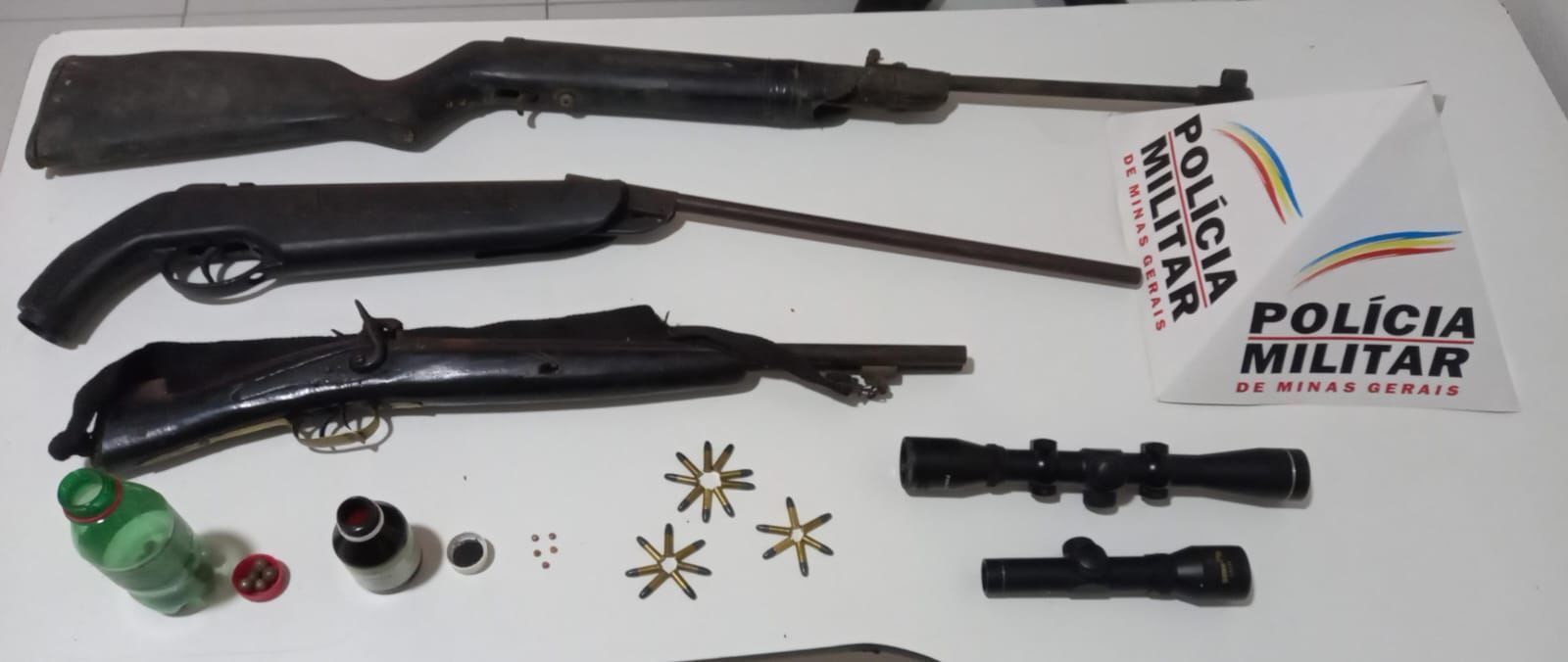 Homem é preso por posse ilegal de armas em Açucena