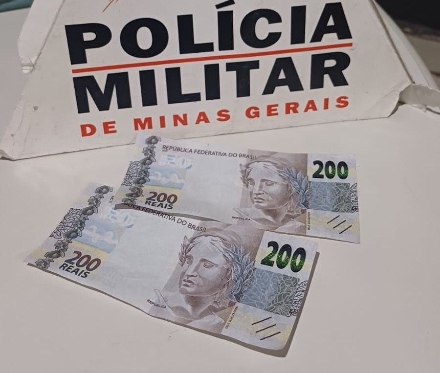PM apreende cédulas de 200 reais falsificadas em Ipatinga