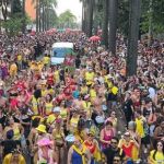 Bloco 'Haja Amor' lota Savassi na tarde deste sábado (1°); veja vídeo