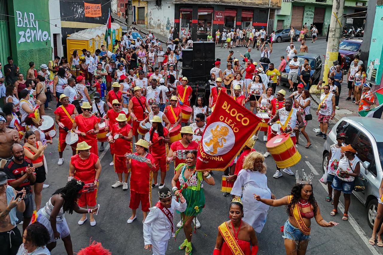 Veja fotos do bloco 'Leão da Lagoinha' no Carnaval de BH 2025