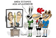 Charge do Duke | Ainda estamos aqui aplaudindo