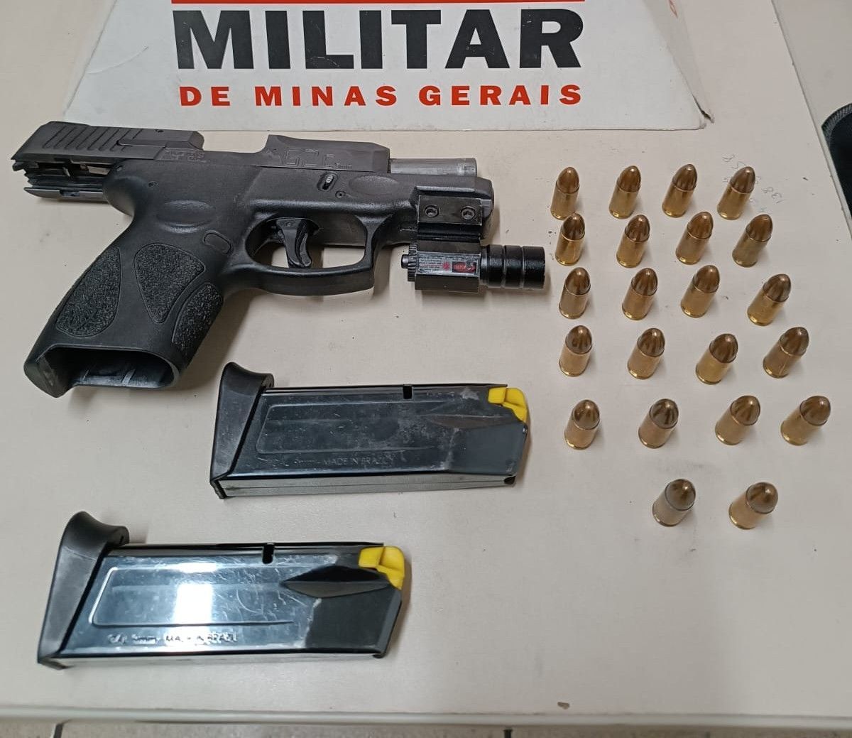 Homem é preso com arma de fogo e munição em Santana do Paraíso