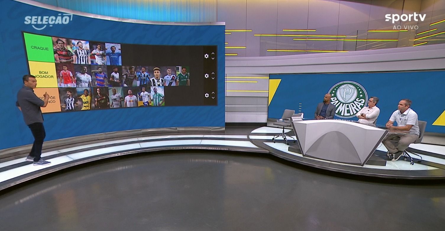 Comentaristas do SporTV incluem atacantes de Atlético e Cruzeiro entre craques da Série A