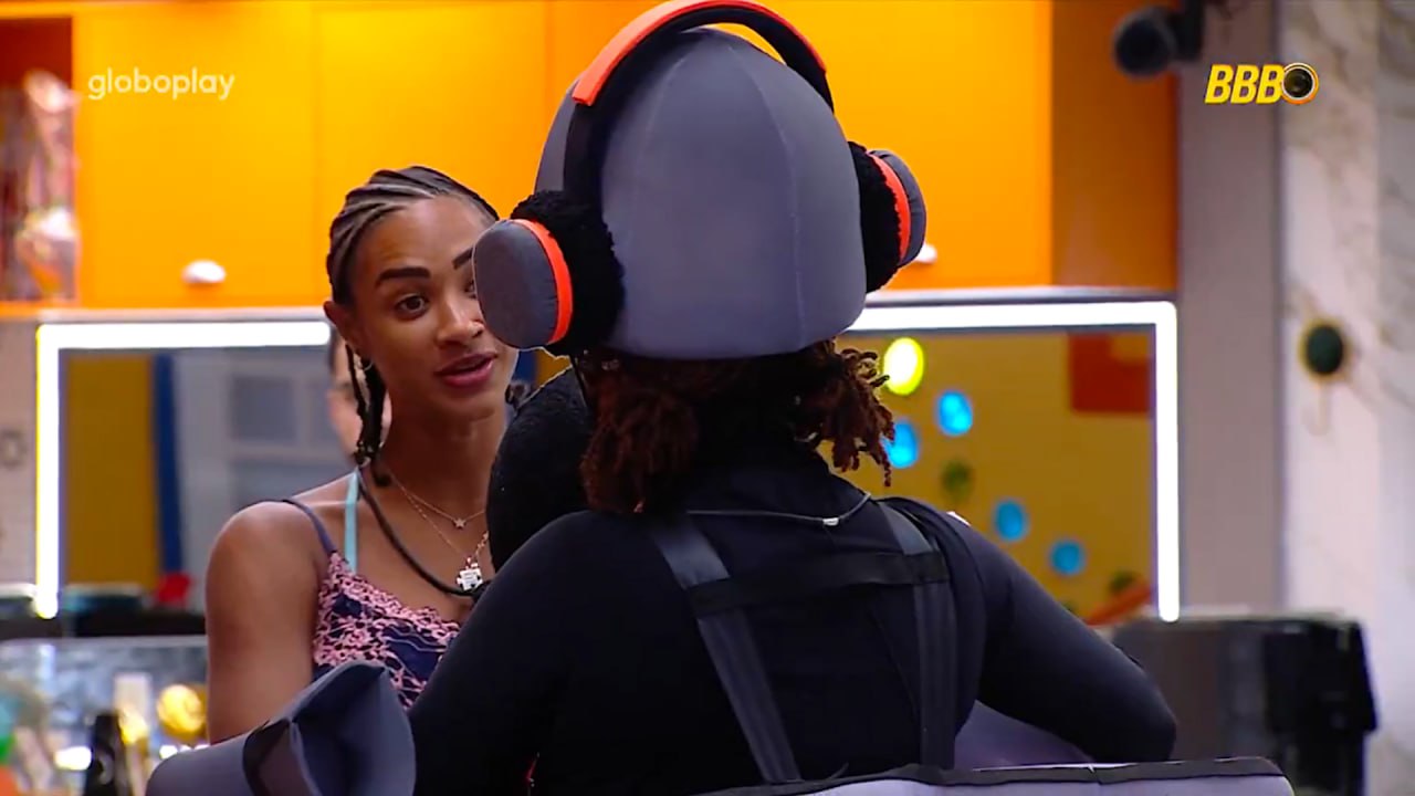 Aline e Thamiris batem boca no BBB 25: 'Cara de pau'