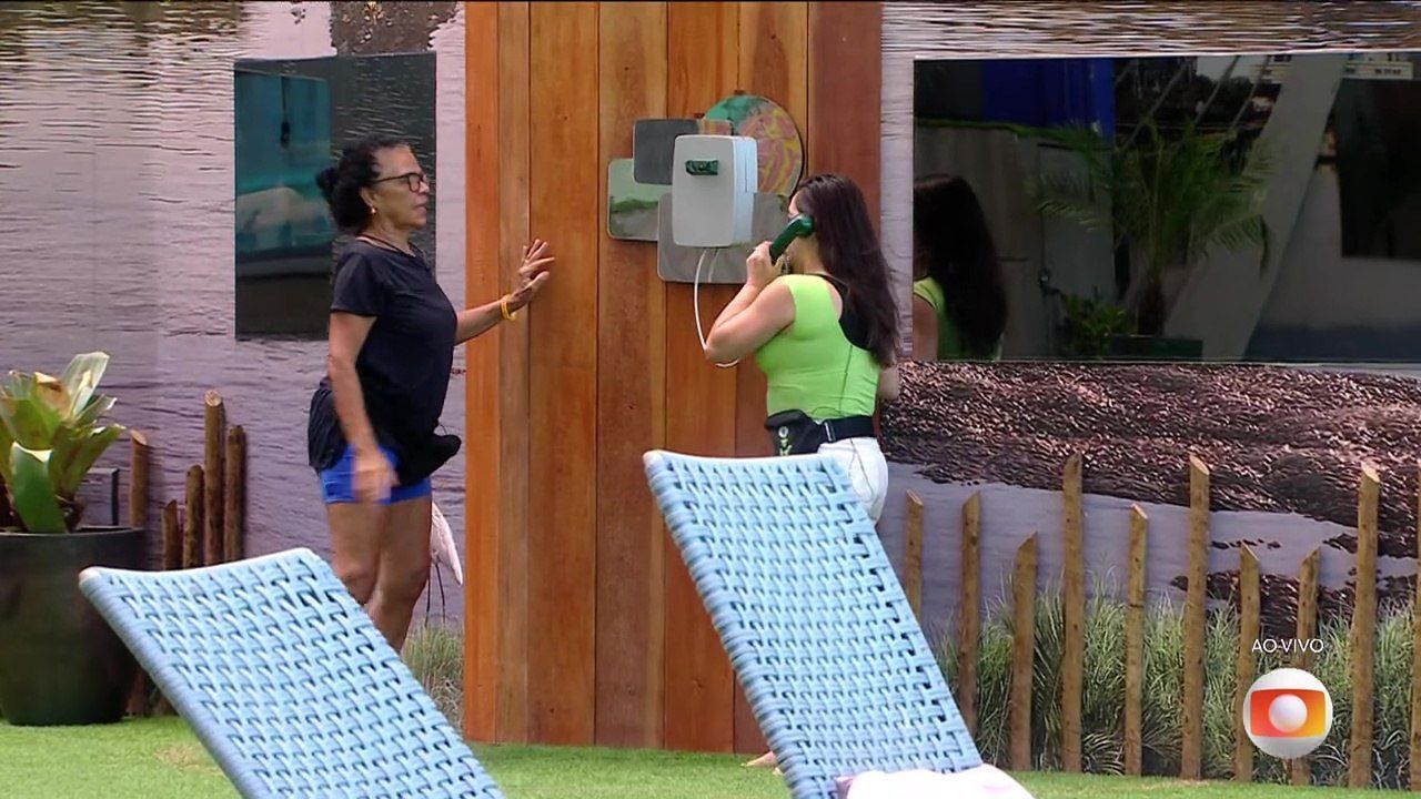 Veja o momento em que Daniele Hypolito atende o Big Fone no BBB 25