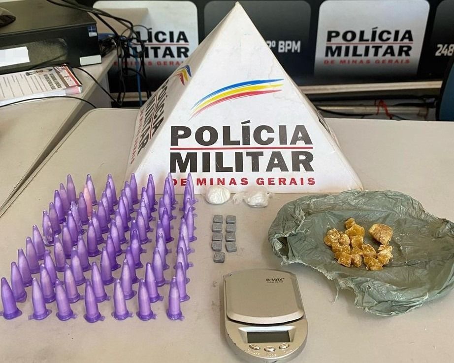 Polícia Militar apreende drogas em operação em Ouro Preto