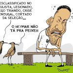 Charge do Duke | Neymar não está pra Peixe