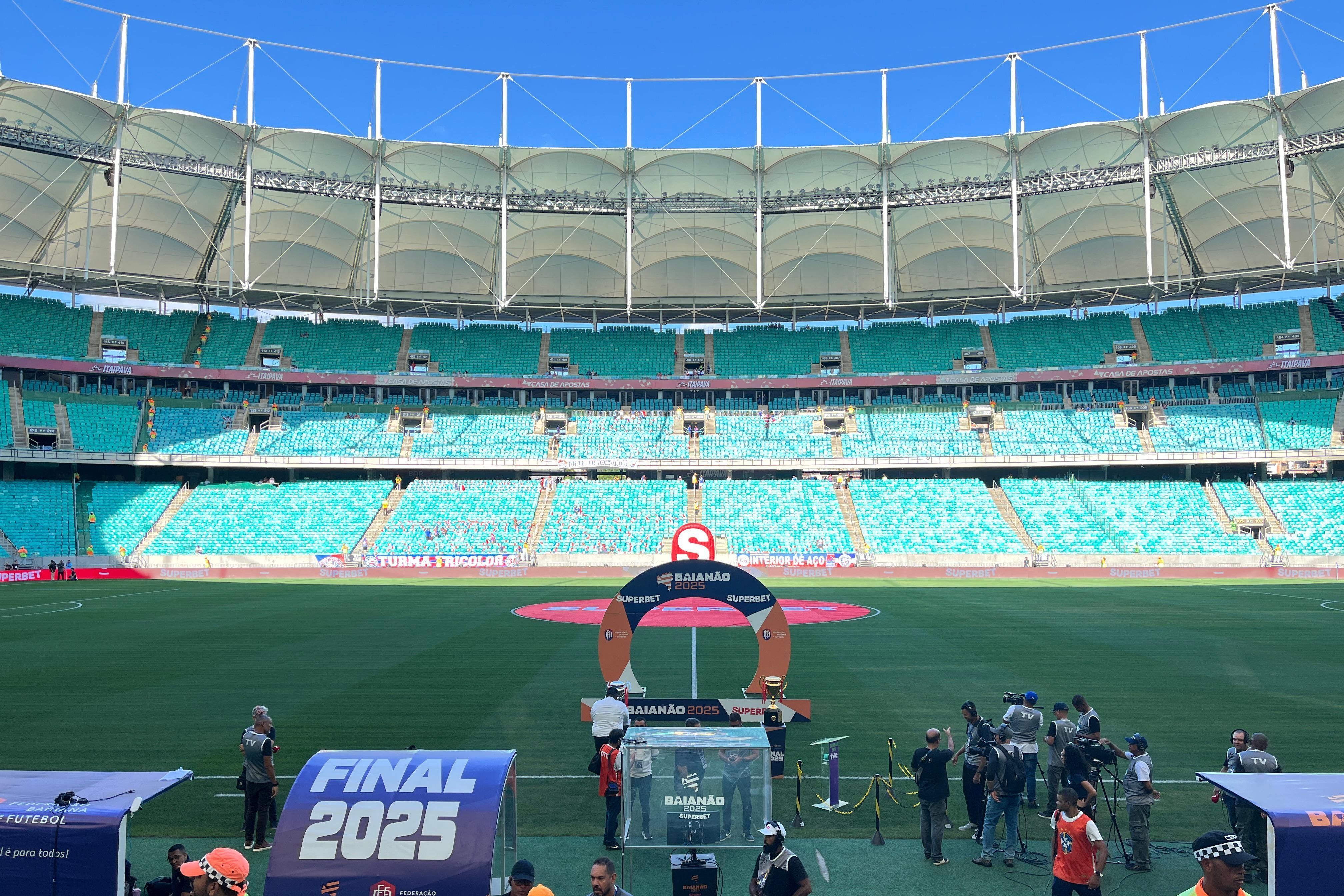 Bahia x Vitória: times estão escalados para o primeiro Ba-Vi da final estadual
