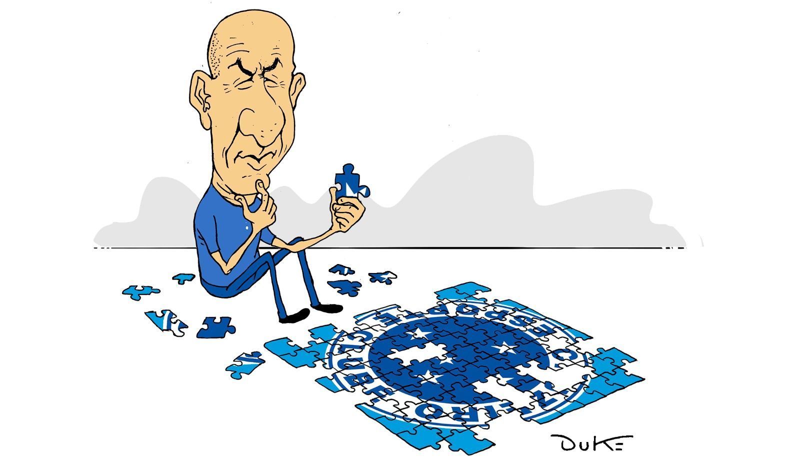Charge do Duke | Leonardo Jardim monta o quebra-cabeça do Cruzeiro