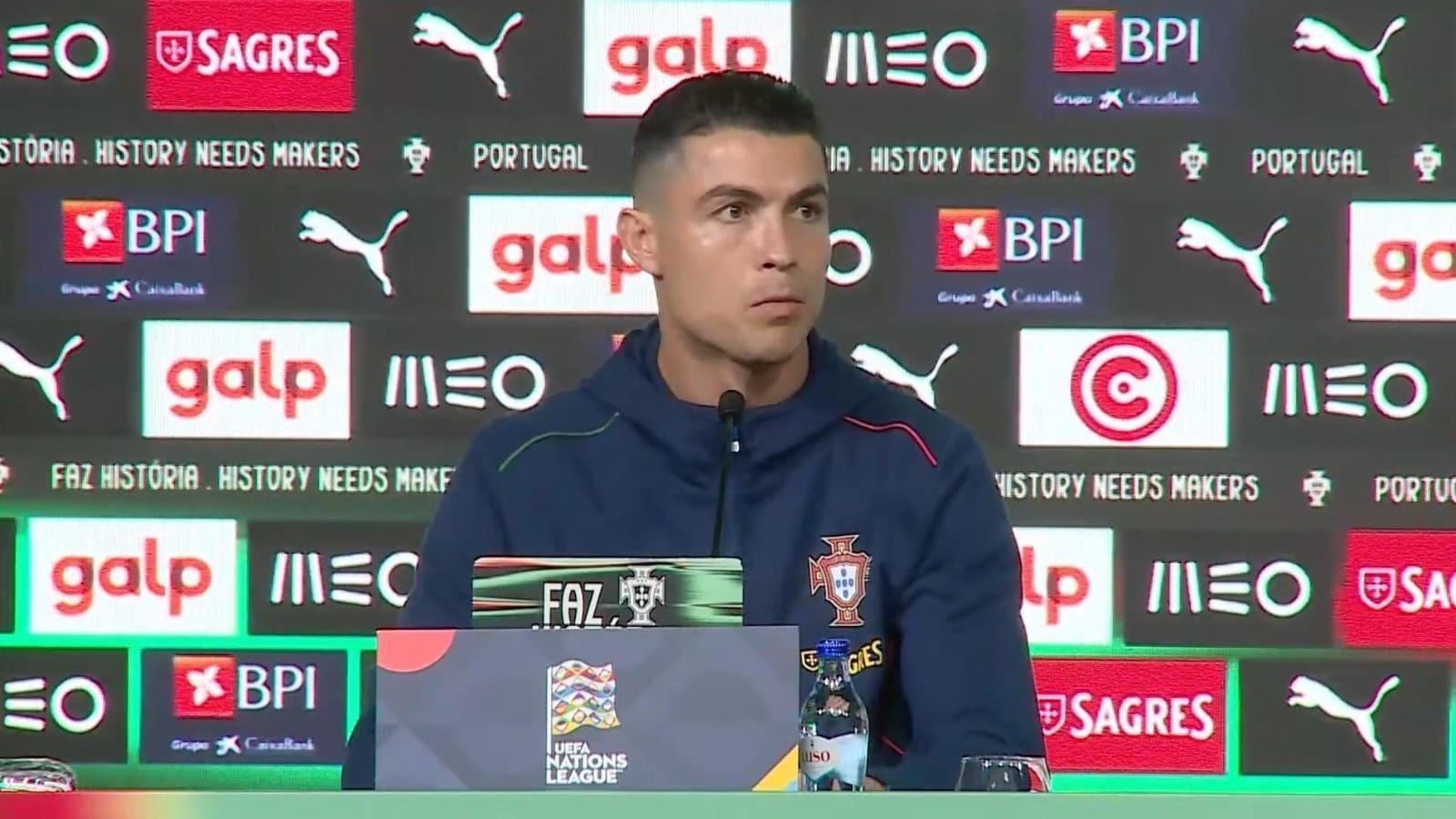 Cristiano Ronaldo admite que 'não jogou nada’, mas mantém confiança para duelo contra Dinamarca