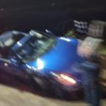 Batida de Porsche e Cruze causa lentidão na BR-040 em Nova Lima neste domingo (30)