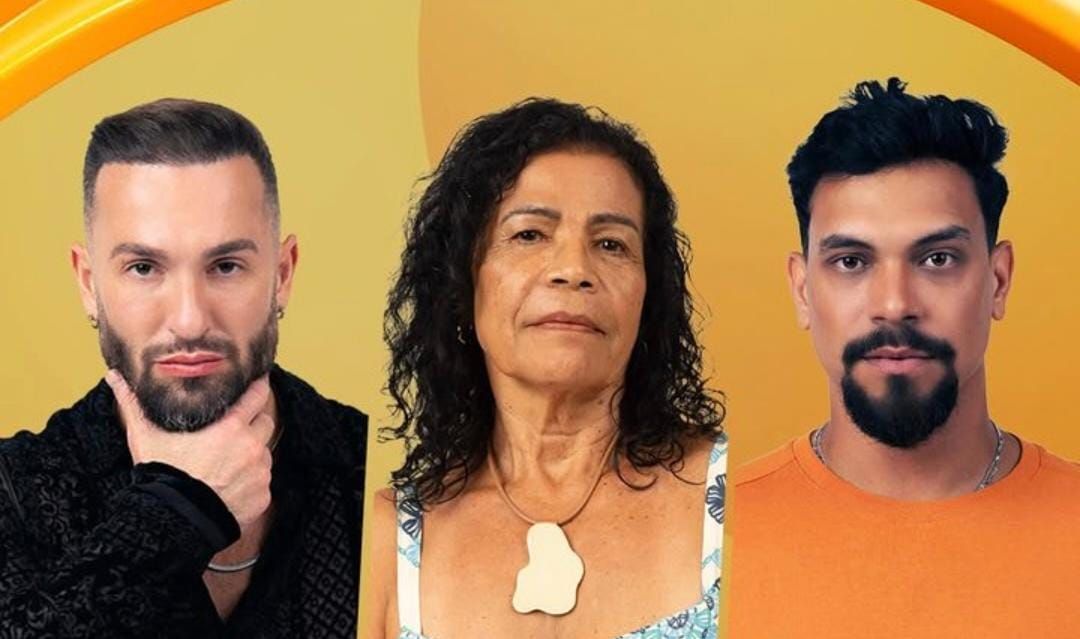 Enquete BBB 25: Diego Hypolito, Vilma ou Vinícius, quem deve ser eliminado?