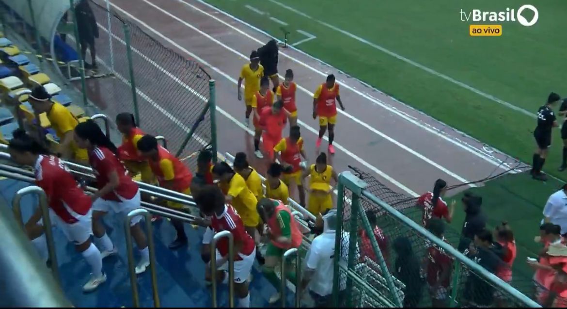 Em jogo marcado por paralisação, Inter e Sport empatam no Brasileirão Feminino