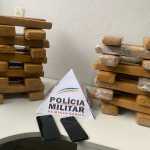 Carregamento de maconha é interceptado pela PM em Antônio Dias