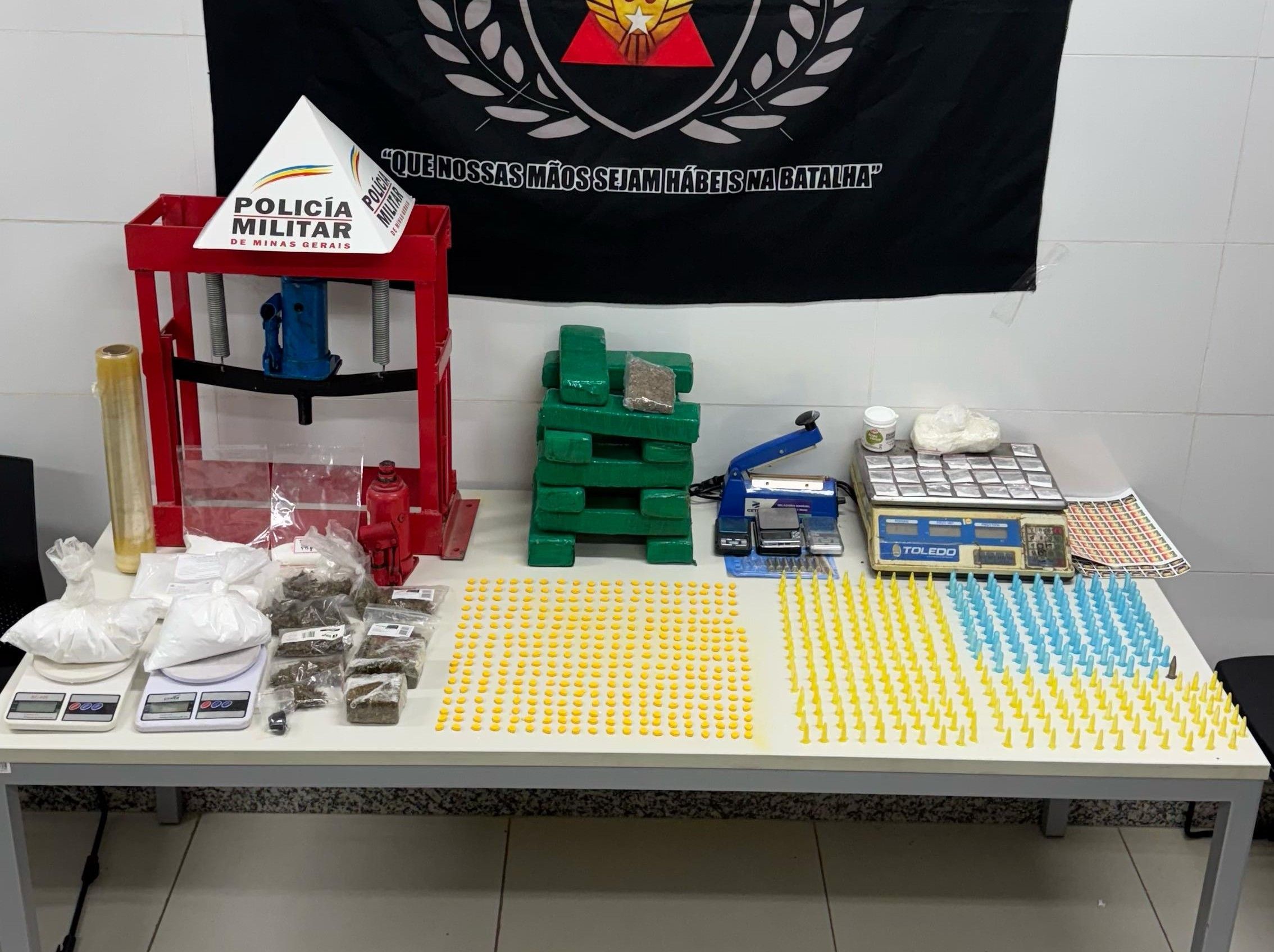 Desarticulado mais um laboratório de refino de cocaína em Coronel Fabriciano