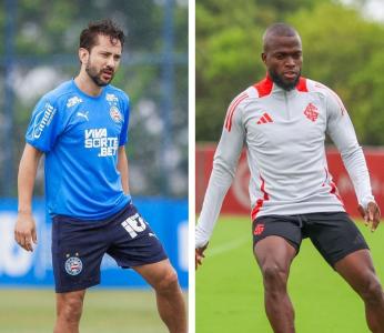 Éverton Ribeiro, do Bahia, e Enner Valencia, do Inter, devem começar como titulares nesta quinta-feira