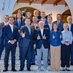 Lula é recebido por Alcolumbre, na Residência do Senado, para reunião com líderes