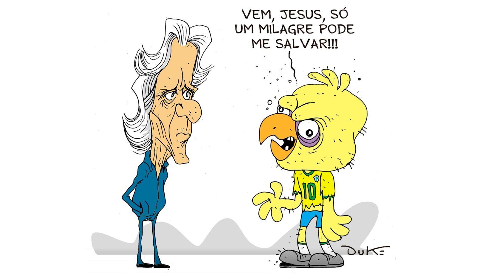 Charge do Duke | O futuro técnico da Seleção Brasileira