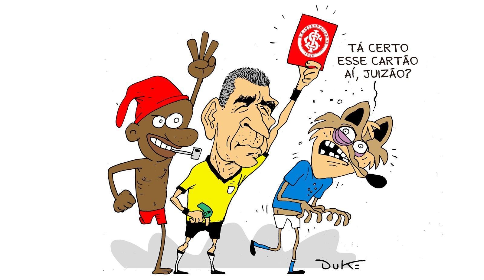 Charge do Duke | A polêmica arbitragem do jogo entre Inter e Cruzeiro