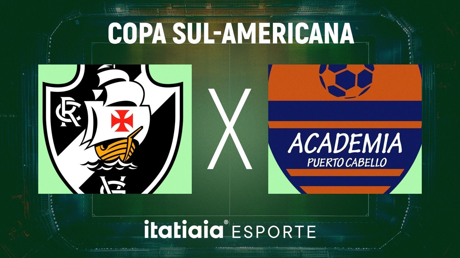Horário e onde assistir ao vivo Vasco x Puerto Cabello pela Sul-Americana
