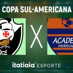 Horário e onde assistir ao vivo Vasco x Puerto Cabello pela Sul-Americana
