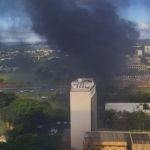 Incêndio atinge anexo do Ministério da Educação em Brasília
