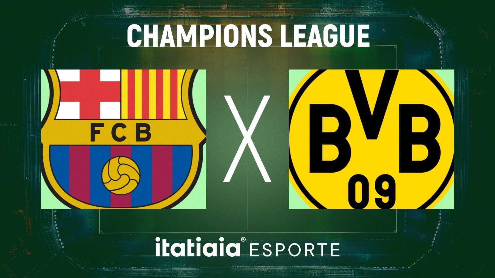 Horário e onde assistir ao vivo Barcelona x Borussia Dortmund, pela Champions League