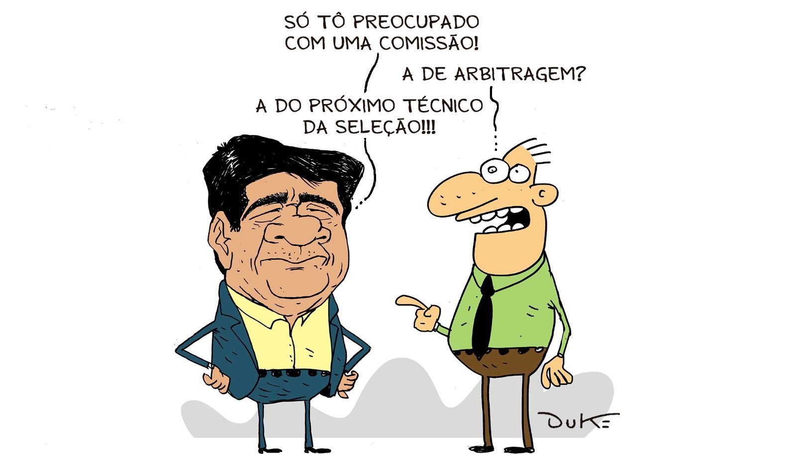 Charge do Duke: as preocupações da CBF
