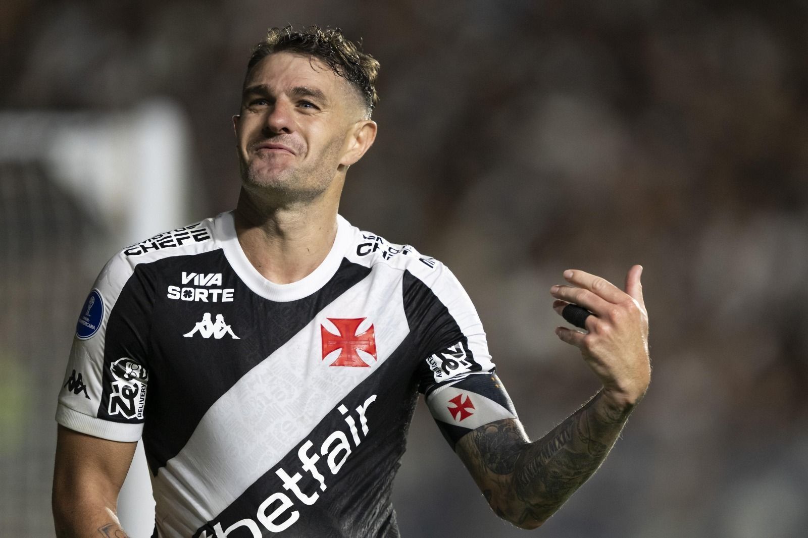 Vegetti quebra recorde no Vasco com gol sobre o Puerto Cabello-VEN; veja