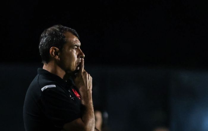 Fábio Carille, técnico do Vasco, durante partida da Copa Sul-Americana