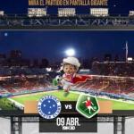 Cruzeiro x Mushuc Runa será transmitido em grande evento com telão no Equador