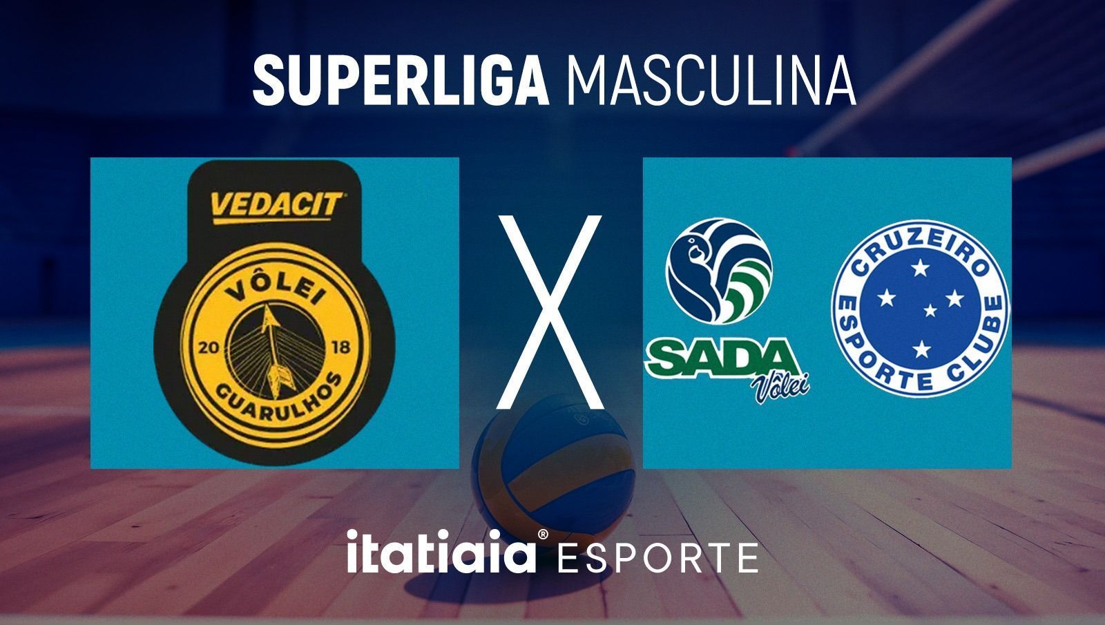 Horário e onde assistir ao vivo Guarulhos x Sada Cruzeiro, pela Superliga