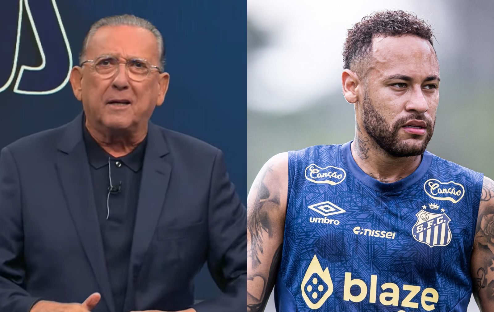 Galvão Bueno pode voltar a narrar jogo de Neymar após mais de dois anos