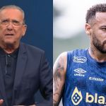 Galvão Bueno pode voltar a narrar jogo de Neymar após mais de dois anos