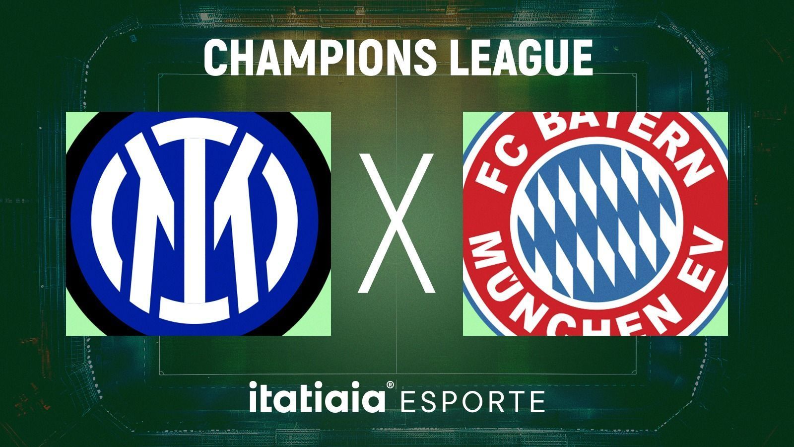 Horário e onde assistir ao vivo Inter de Milão x Bayern, pela Champions