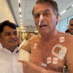 Bolsonaro caminha no hospital com auxílio de enfermeiro: ‘Esse é o cara da minha recuperação’