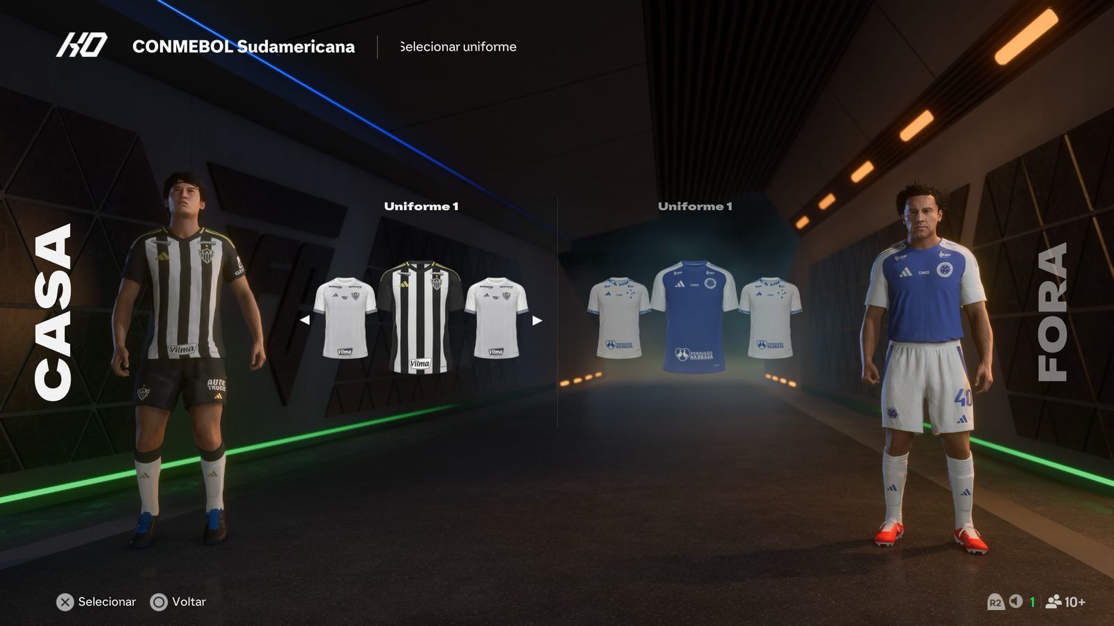 Novos uniformes de Atlético e Cruzeiro chegam ao EA FC 25 após atualização
