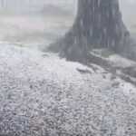 Temporal de granizo avassalador deixa ruas cobertas de gelo em SC; veja vídeo