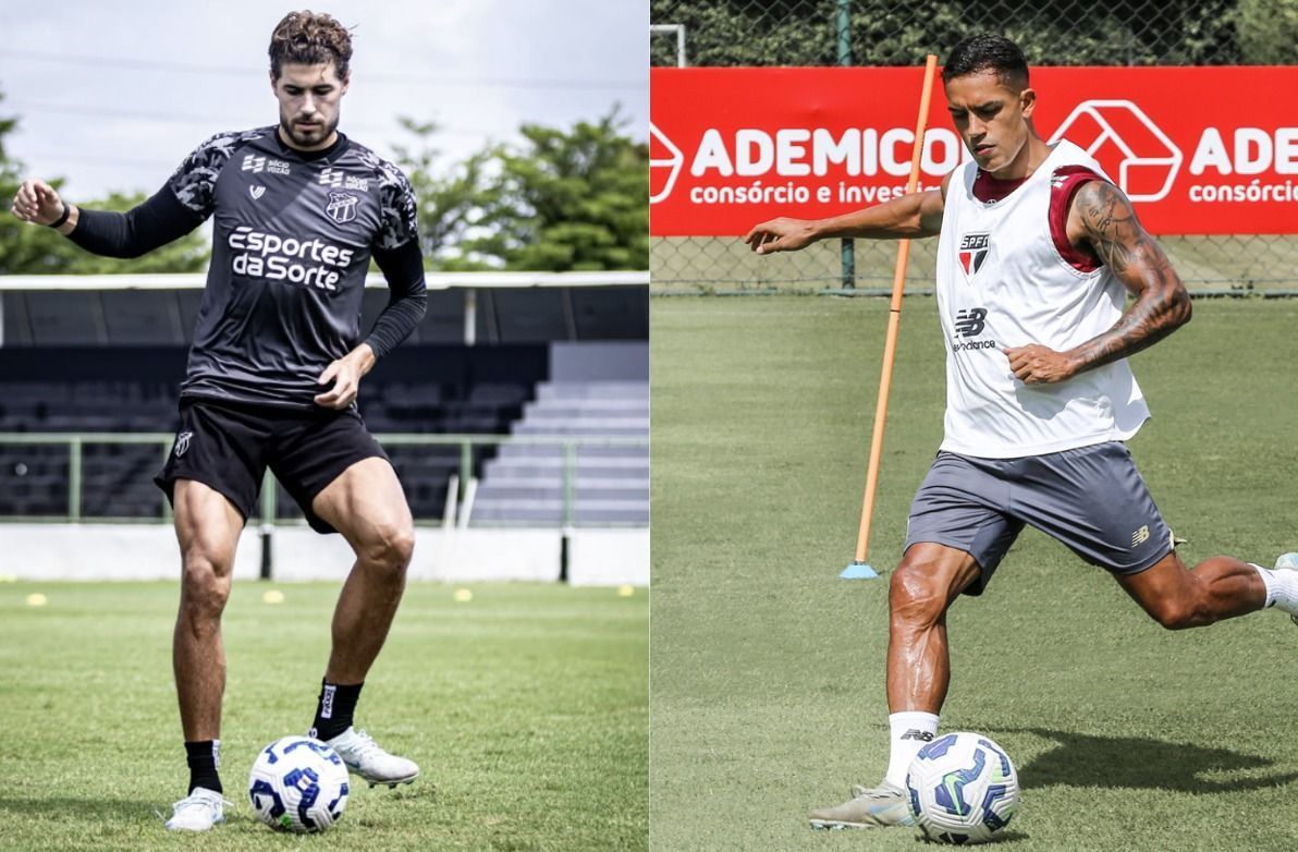 Ceará x São Paulo: veja escalações para duelo pelo Brasileirão