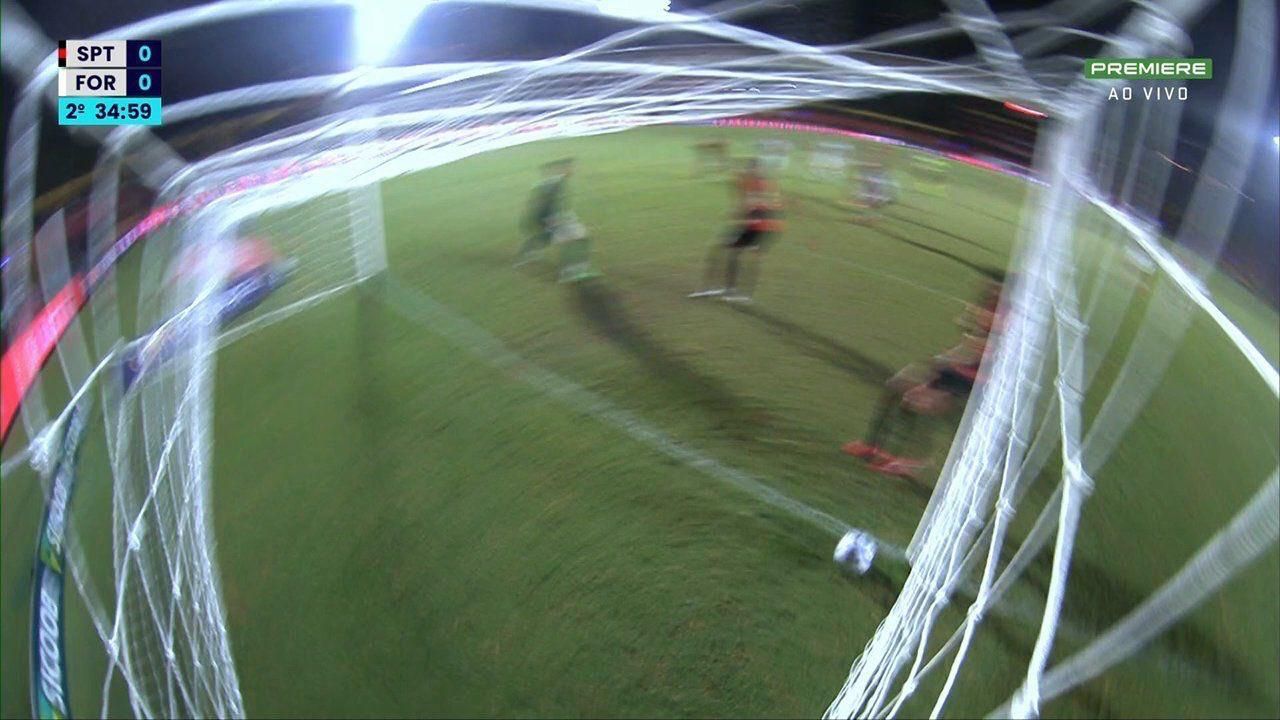 Sport x Fortaleza: árbitro ignora lance polêmico em súmula da partida; veja