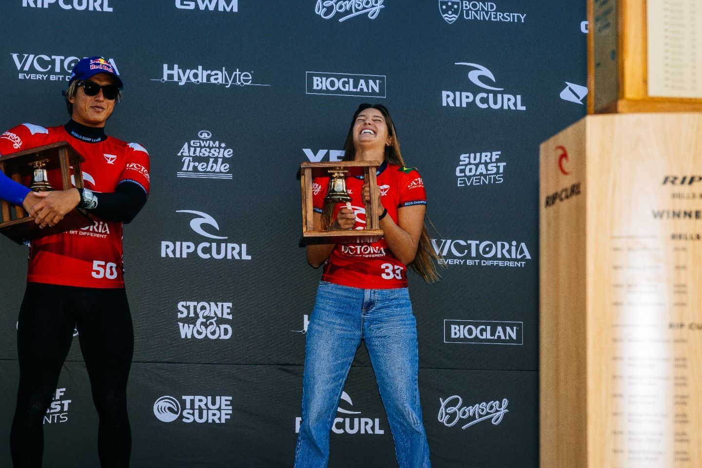 Brasileira é vice-campeã em Bells Beach e alcança o melhor resultado da carreira