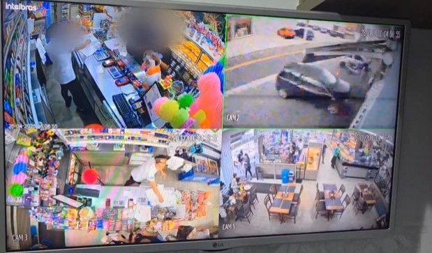 Vídeo: policial reage a tentativa de assalto e mata bandido em padaria de SP